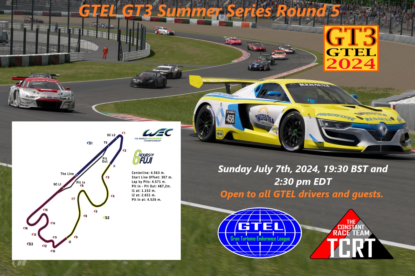 GTEL 2024 Summer series round 5 | It’s raceday
