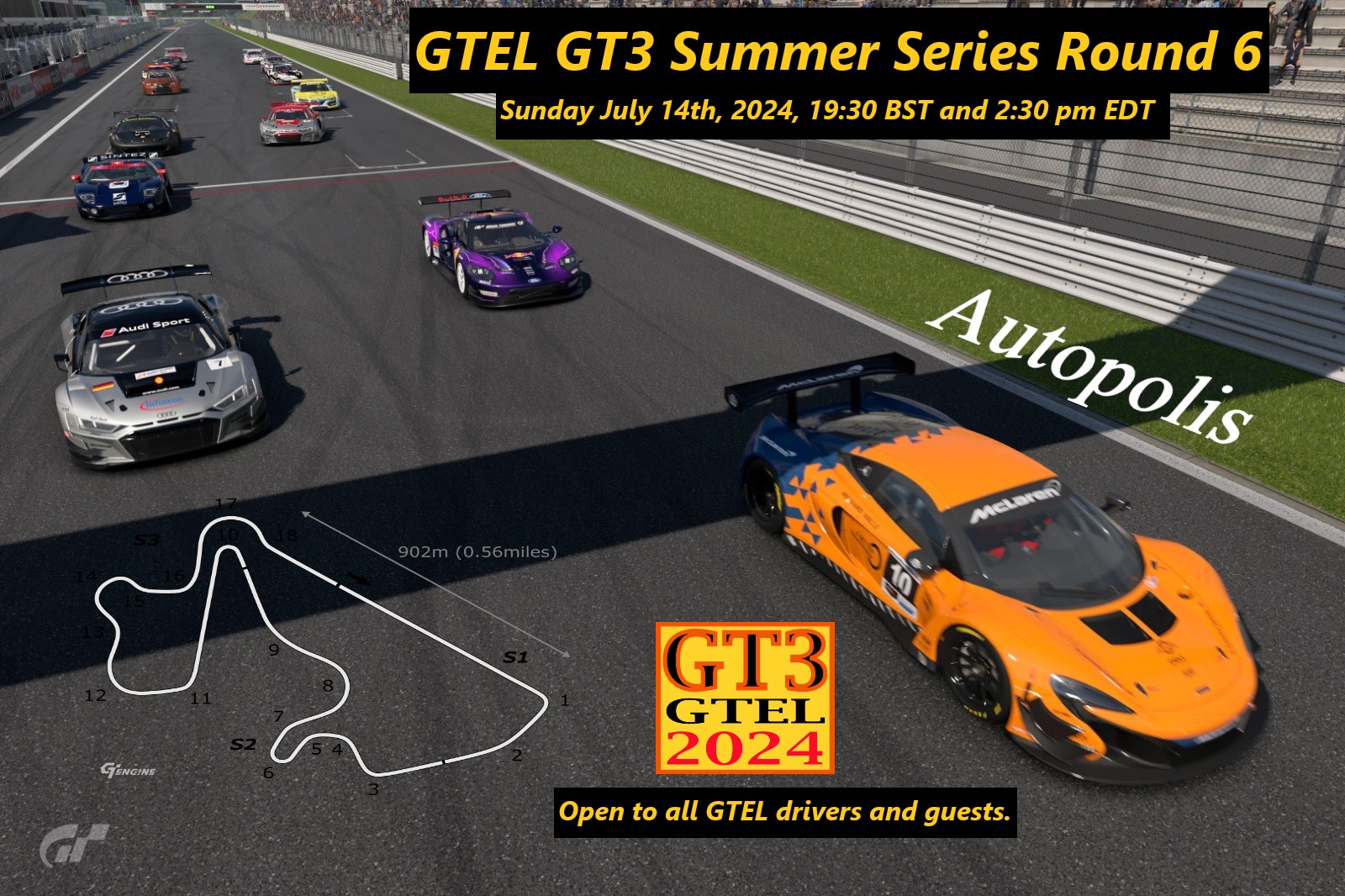 GTEL 2024 Summer series round 6 | It’s raceday