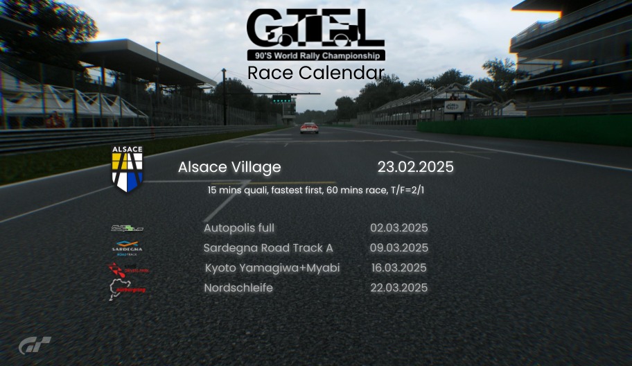 GTEL 90’s World Rally Championship | It’s raceday