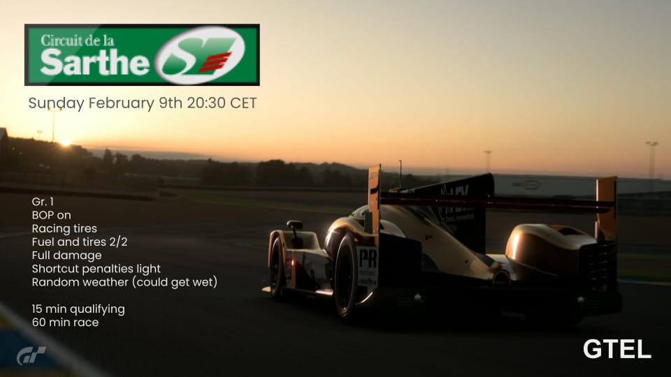 Group 1 at Le Mans | Next sunday