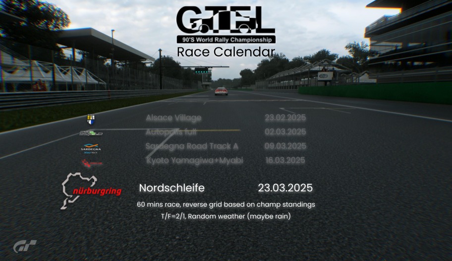 GTEL 90’s World Rally Championship | It’s raceday